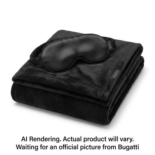 2 Piece Travel Set (Silky Eye Shade, Velvety Blanket) - Polyester