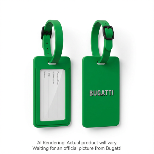 Bugatti - 2-Pieces Rubber Luggage Tag - Rubber