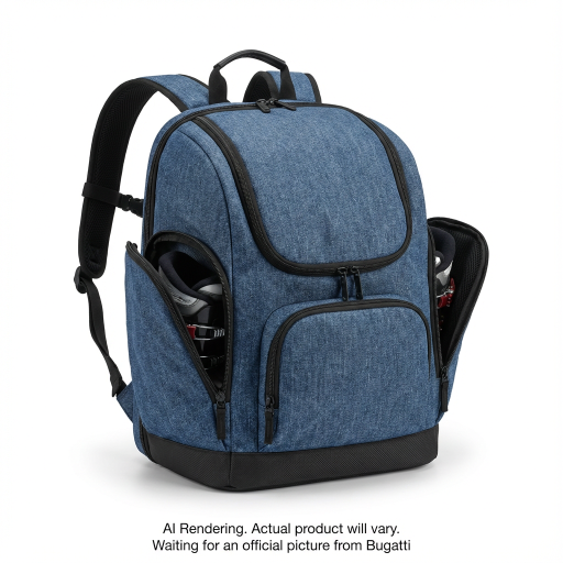 K&B Sport Junior Ski Boot Backpack - Denim