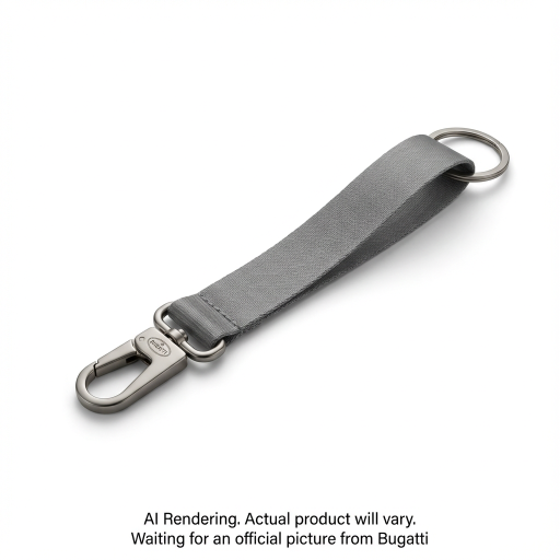 Downtown Essentials Key Chain - Alloy Zinc Aluminium Buckle TAC2633BU-GREY