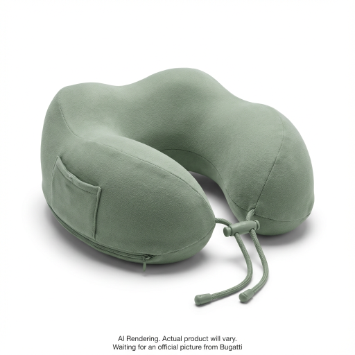 Travel Ergonomic Neck Pillow - Madse Of 280G Polyester + 260G Pu Memory Foam