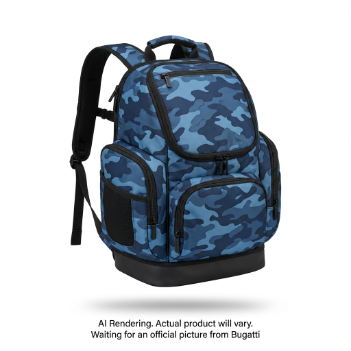 K&B Sport Junior Panorama Boot Backpack - Blue Camo