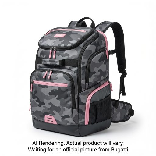 K&B Sport Junior Copper Backpack - Greycamo/Pnk