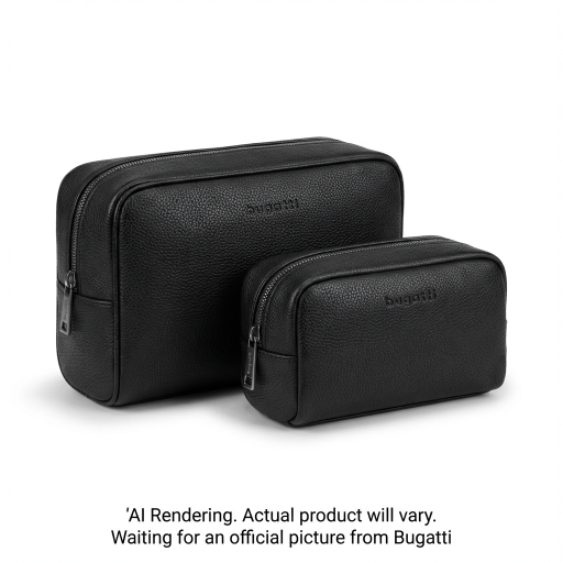 Bugatti Gift Giving Toiletry Bag Set Of 2 Pu