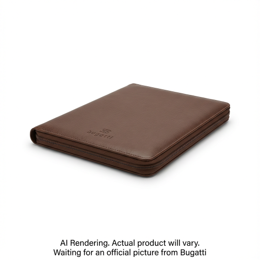 Bugatti Zip Around Calculator Padfolio Pu Brown