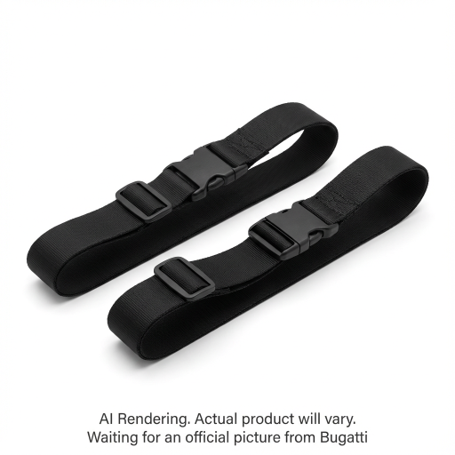 Downtown Essentials 2Pcs Luggage Straps TAC2632BU-BLACK