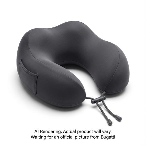 Travel Ergonomic Neck Pillow - Madse Of 280G Polyester + 260G Pu Memory Foam