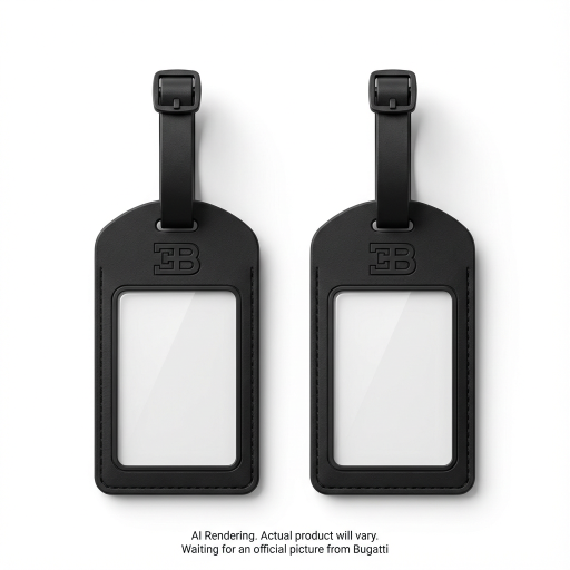 Bugatti - 2-Pieces Rubber Luggage Tag - Rubber