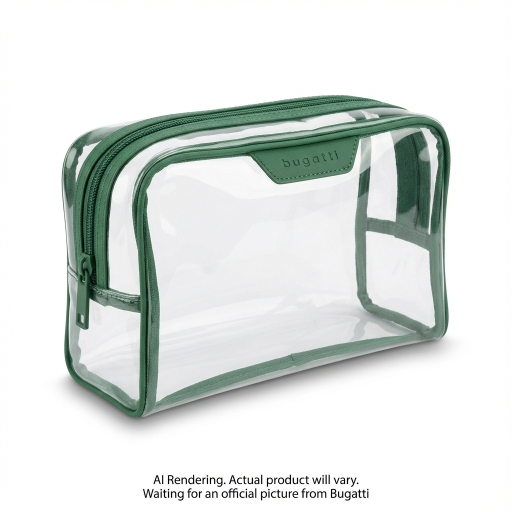 Downtown Essentials Transparent Toiletry Bag TAC2634BU-GREEN