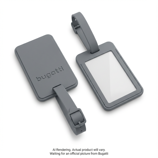Bugatti - 2-Pieces Rubber Luggage Tag - Rubber