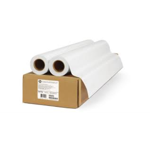 HP Everyday Adhesive Matte Polypropylene, 2 pack 180 microns (7.1 mil) ? 120 g/m? ? 24 in x 75 ft ? 2-pack
