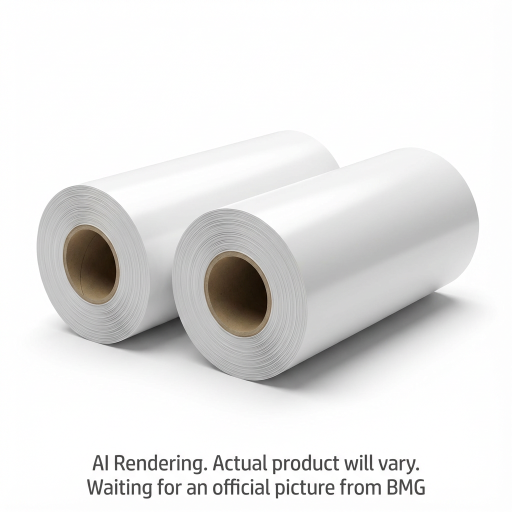 HP Satin Wrapping Paper, 3-in Core - 24in x 500ft, 2