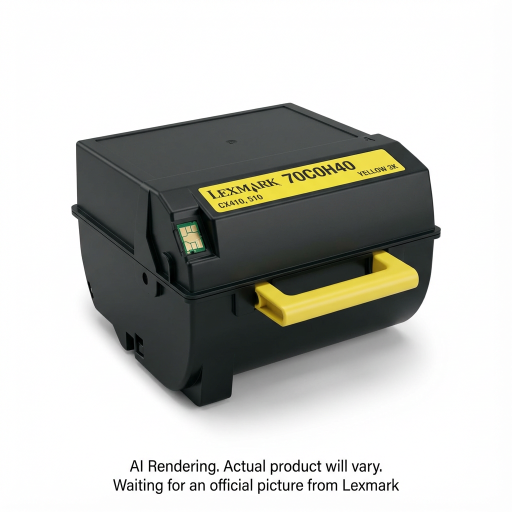 Lexmark CX410,510 Yellow 3K Toner Cartridge
