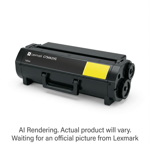 Lexmark C/X734,746,X738 Yellow 6K Toner Cartridge