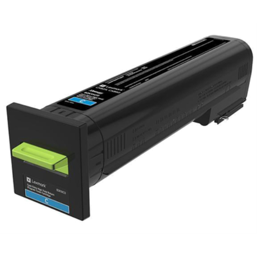 82K1XC0 Lexmark CX825, CX860 Cyan Extra High Yield Return