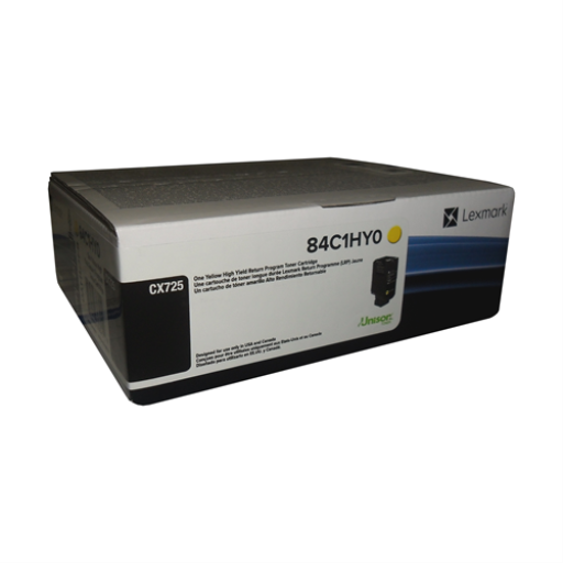Lexmark CX725 Yellow Return Program 16K Toner Cartridge