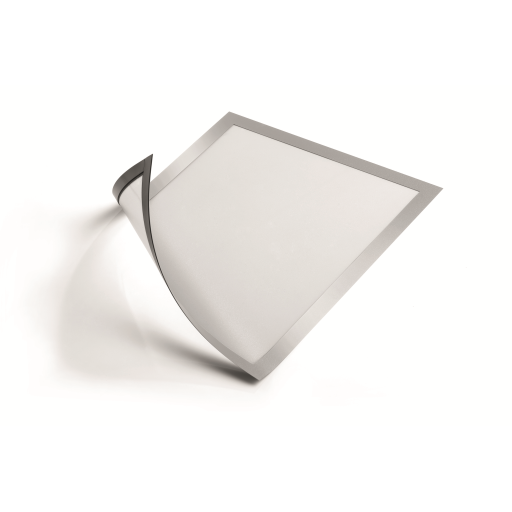DURABLE Magnetic DURAFRAME Document Sign Holder, Letter-Size 8-1/2" x 11", Silver, 2 Pack (477123)