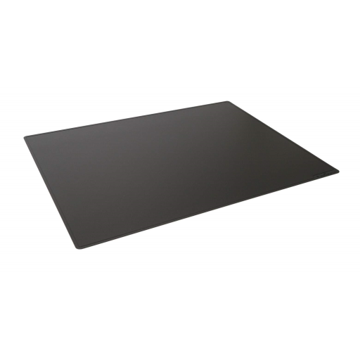 DURABLE Contoured Edge Black Desk Pad 26" x 19" - Non-slip, Glare-free Desk Mat Surface for an Organized and Protected Workstation, Desk Mat for Desktop