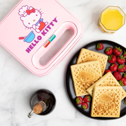 Hello Kitty Double Square Waffle Maker ? Makes Two Iconic Sanrio Waffles at Once