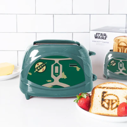 Star Wars Boba Fett Elite Toaster - 2-Slice Character Toaster with Mythosaur Logo Toasting