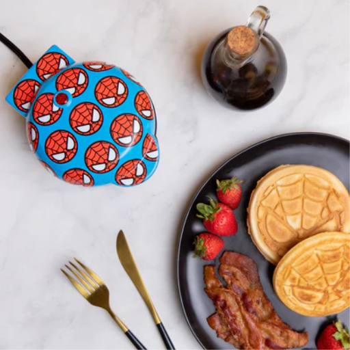 Marvel Spider-Man Mini Waffle Maker - Spidey Mask 4-Inch Character Waffle Iron