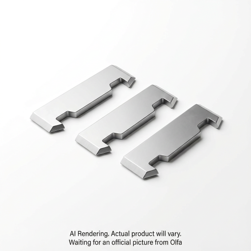 OLFA PB-800 Plastic, Laminate Replacement Blades, 3pk