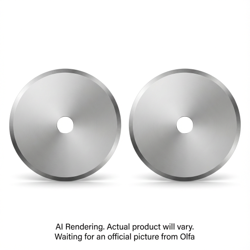 OLFA 60mm RB60H-2 Endurance Rotary Blade, 2pk
