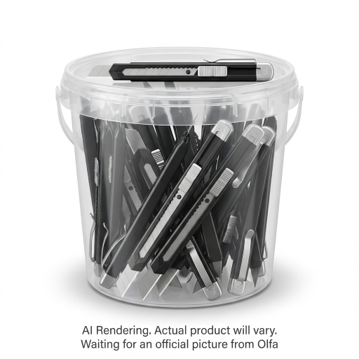OLFA 9mm 180 Metal Precision Knife- Display, 36 Unit