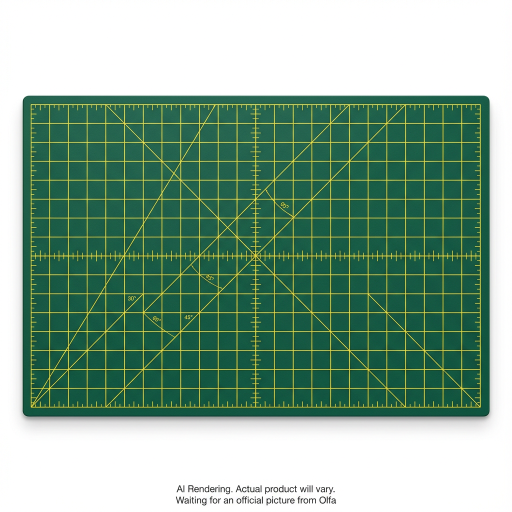 OLFA RM-MG-01 24" x 36" Double Sided Rotary Mat, Green