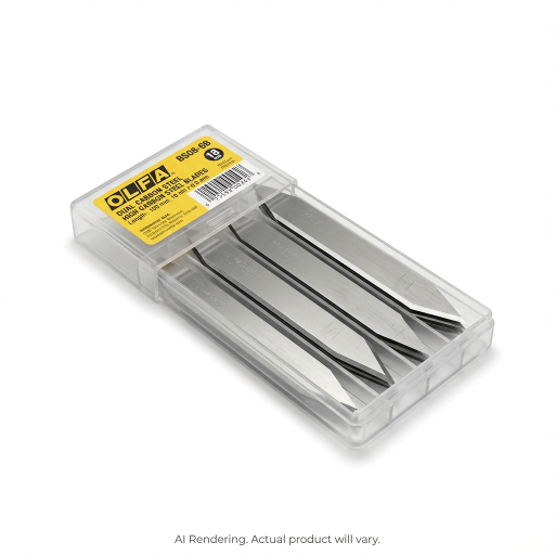 OLFA 100mm BS08-6B 4" Thick Scraper Blades, 6pk