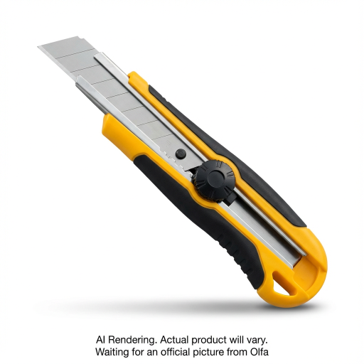 OLFA 25mm H-1 Rubber Inset Utility Knife