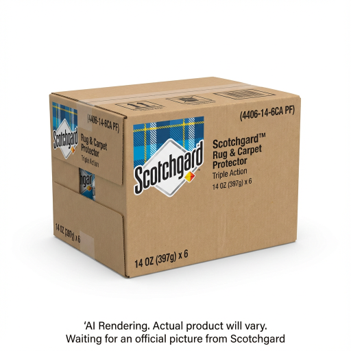 Scotchgard? Rug & Carpet Protector 4406-14-6CA PF, 14 oz (397g), 6/Case