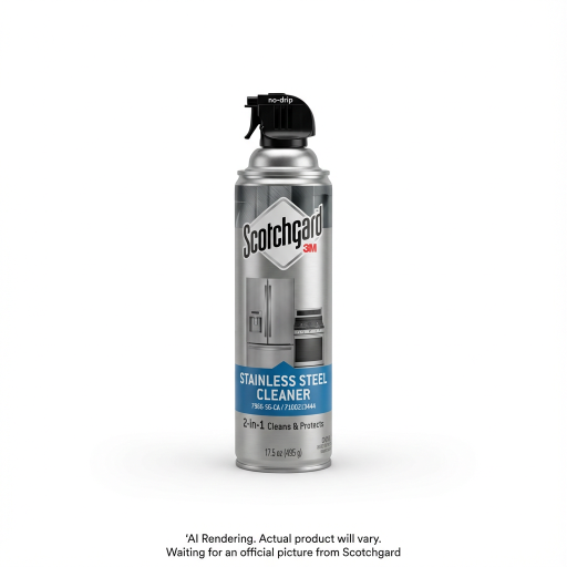 Scotchgard? Stainless Steel Cleaner 7966-SG-CA, 17.5 oz (495 g)