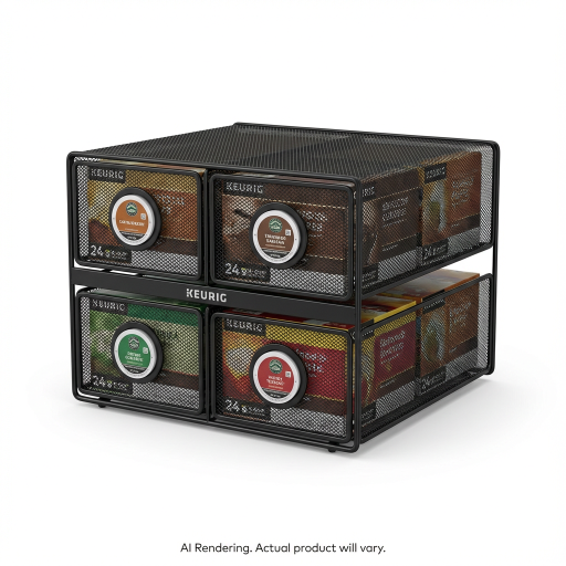 Keurig? Mesh 4 Sleeve K-Cup? Pod Storage Rack
