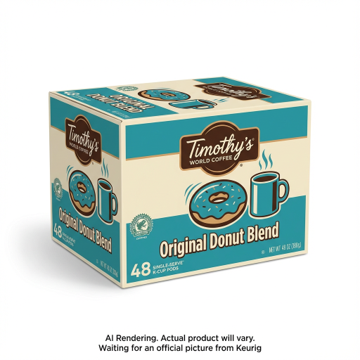 Timothy'S? Coffee Single Serve - Timy Kc Rs Orig Don Bl 48Ct N