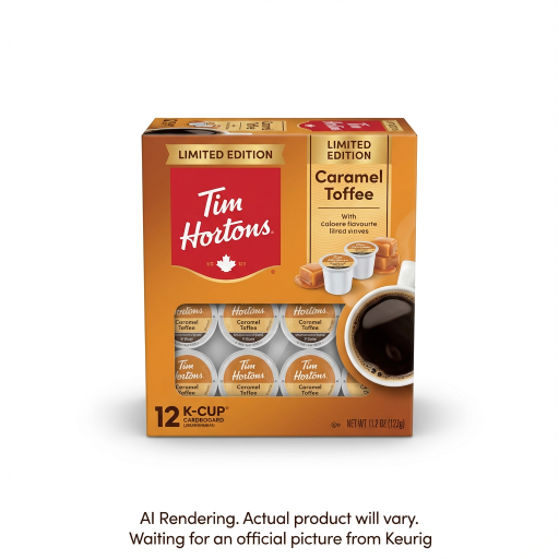 Tim Hortons Coffee Single Serve - Thtn Kc Caramel Toffee Bil 12Ct