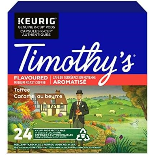Timothy'S? Coffee Single Serve - Timy Kc Rs Toffee 24Ct Sl