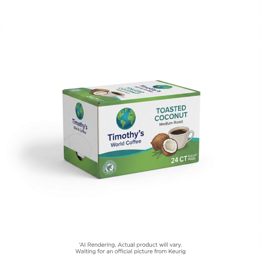 Timothy'S? Coffee Single Serve - Timy Kc Rs Toasted Coconut 24Ct Sl