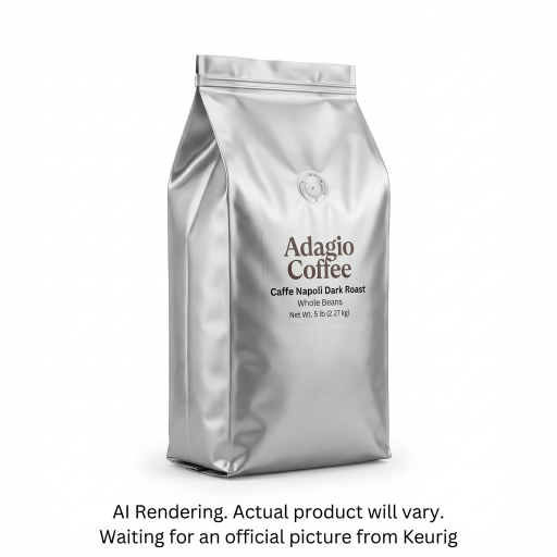 Adagio Coffee Whole Bean - Adag Napoli Dark Rst Beans 5Lb