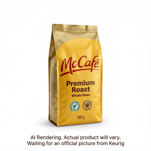 Mccaf? Coffee Whole Bean - Mcaf Prem Rst Med-Dk Rfa Bean 900G