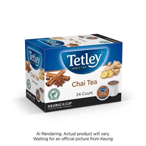 Tetley Tea & Herbal-Tea Single Serve - Ttly Kc Chai Tea Rfa 24Ct Sl