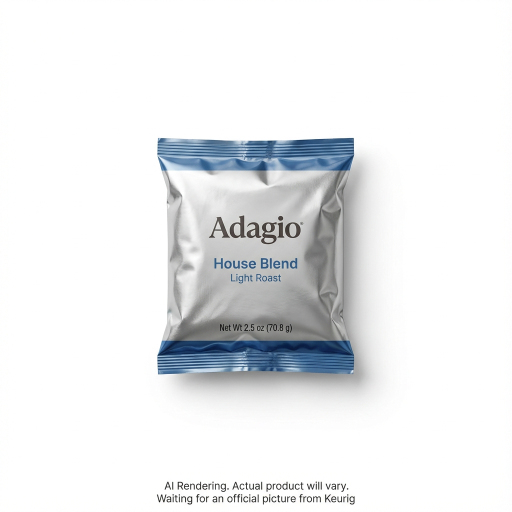 Adagio Coffee Ground - Adag House Bl Light Rst Grd 2.5Oz
