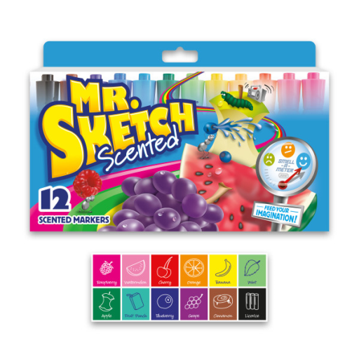 Mr. Sketch Scented Chisel 12 Ct