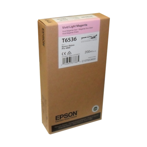 T653600 EPSON STYLUS PRO VIVID LIGHT MAGENTA 200ML