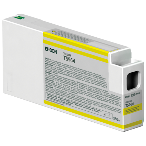 T596400 EPSON ULTRACHROME HDR YELLOW 350ML, STYLUS PRO 7700/