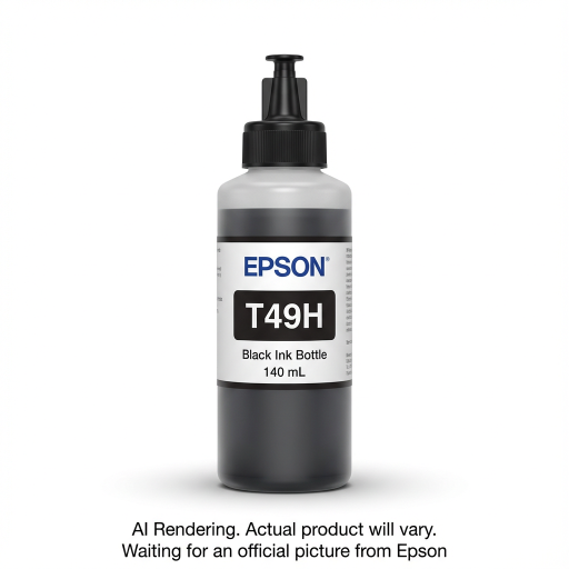 Epson T49H Black Ink Bottle 140 ML SC-T3170xT49H100