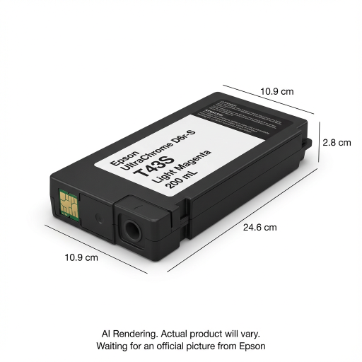 Epson SureLab D870 Light Magenta Ink Cartridge, 200M