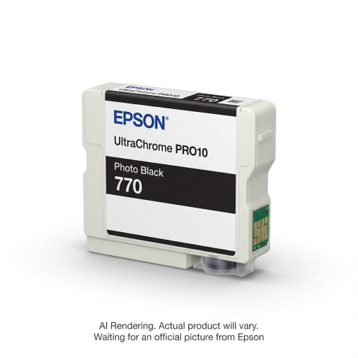 Epson Ultrachrome PRO10 Black Ink Cartridge, 25MLT77