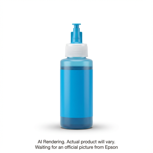 Epson T522 Ink Bottle, Dye Cyan, w/Sensor