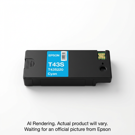 Epson SureLab D870 Cyan Ink Cartridge, 200MLT43S220